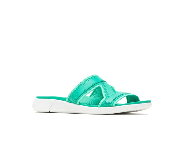 Sandals Willa Knit Slide Deep Green Knit Hush Puppies Women
