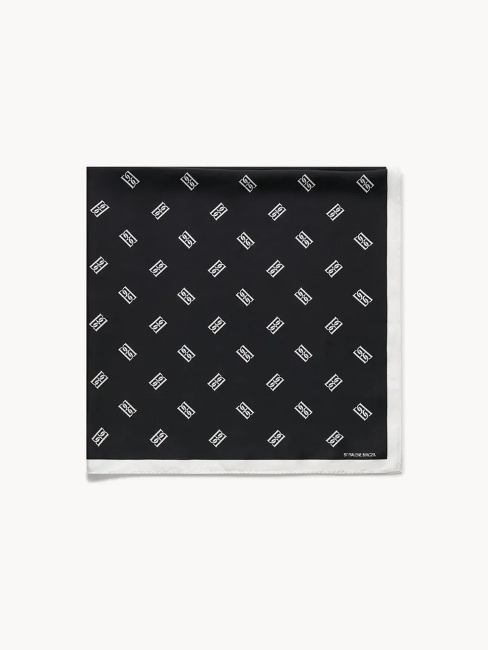 Scarves Women By Malene Birger Monnas Silk Scarf Black