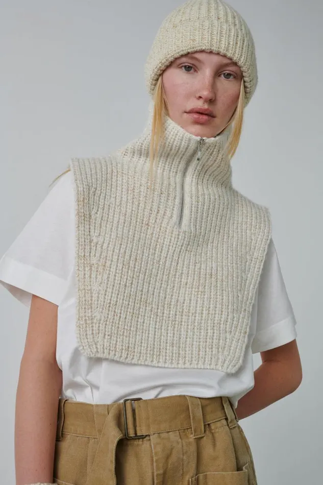Scarves Women Soeur WOOL SCARF Offwhite
