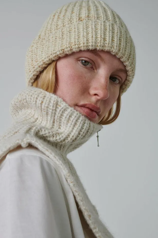 Scarves Women Soeur WOOL SCARF Offwhite
