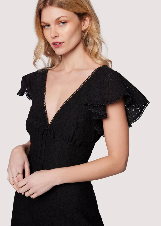 Shadow Daisy Maxi Dress Black Women Lost Wander Dresses