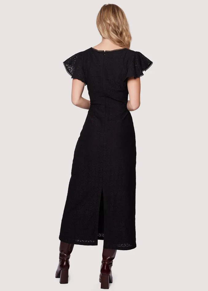 Shadow Daisy Maxi Dress Black Women Lost Wander Dresses