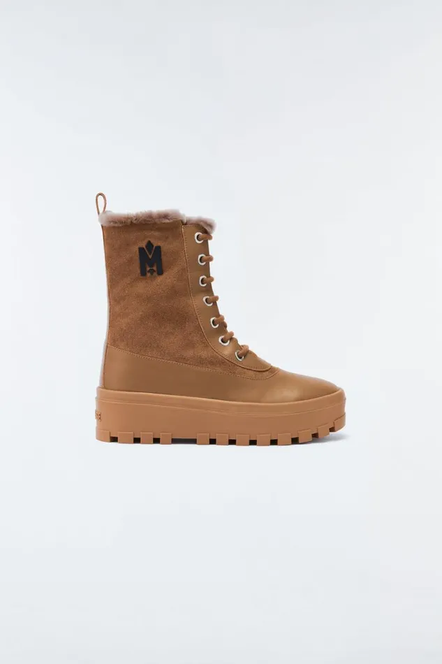 Shearling Lined Boots Men Mackage HERO Lamb Suede Winter Boot For Men Black Shearling Lined Boots Men Mackage HERO Lamb Suede Winter Boot For Men Black
