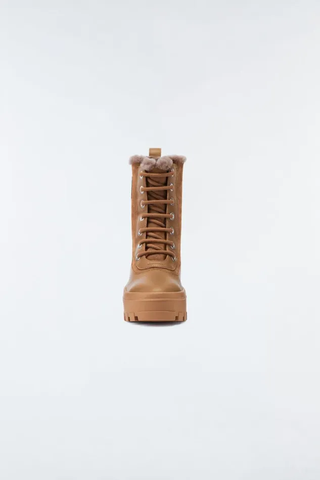 Shearling Lined Boots Men Mackage HERO Lamb Suede Winter Boot For Men Black Shearling Lined Boots Men Mackage HERO Lamb Suede Winter Boot For Men Black