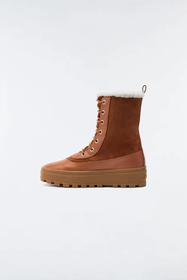Shearling Lined Boots Men Mackage HERO Lamb Suede Winter Boot For Men Black Shearling Lined Boots Men Mackage HERO Lamb Suede Winter Boot For Men Black