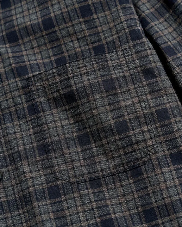 Shirting Men Billy Reid Plaid Tuscumbia Shirt Bd Brownblack