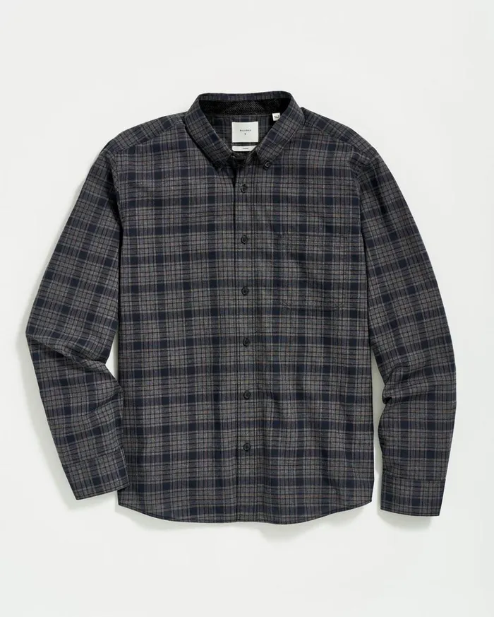 Shirting Men Billy Reid Plaid Tuscumbia Shirt Bd Brownblack