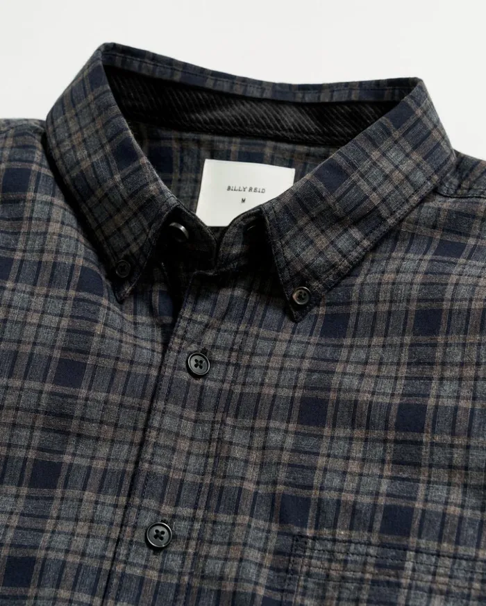 Shirting Men Billy Reid Plaid Tuscumbia Shirt Bd Brownblack