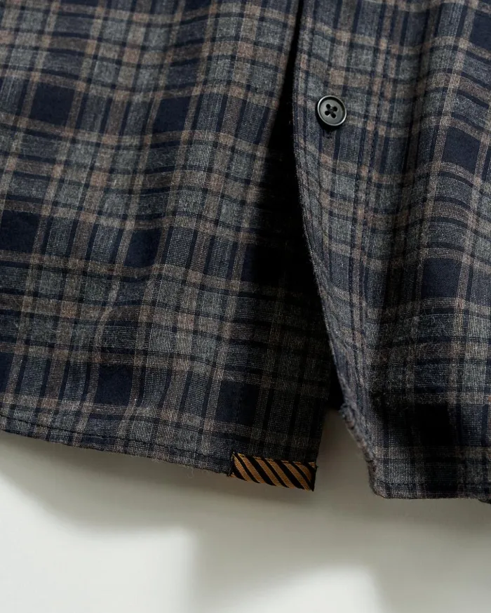 Shirting Men Billy Reid Plaid Tuscumbia Shirt Bd Brownblack