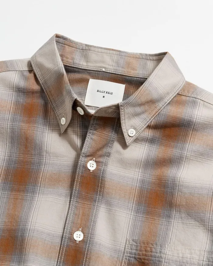 Shirting Men Billy Reid Shadow Plaid Tuscumbia Shirt Bd Greymulti