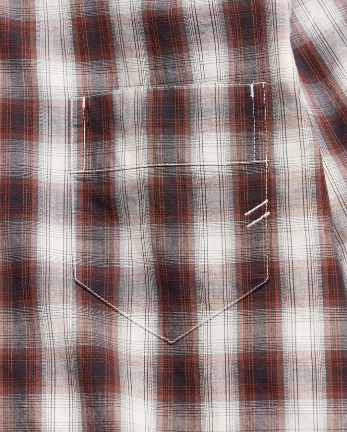 Shirting Men Billy Reid Shadow Plaid Tuscumbia Shirt Naturalmulti