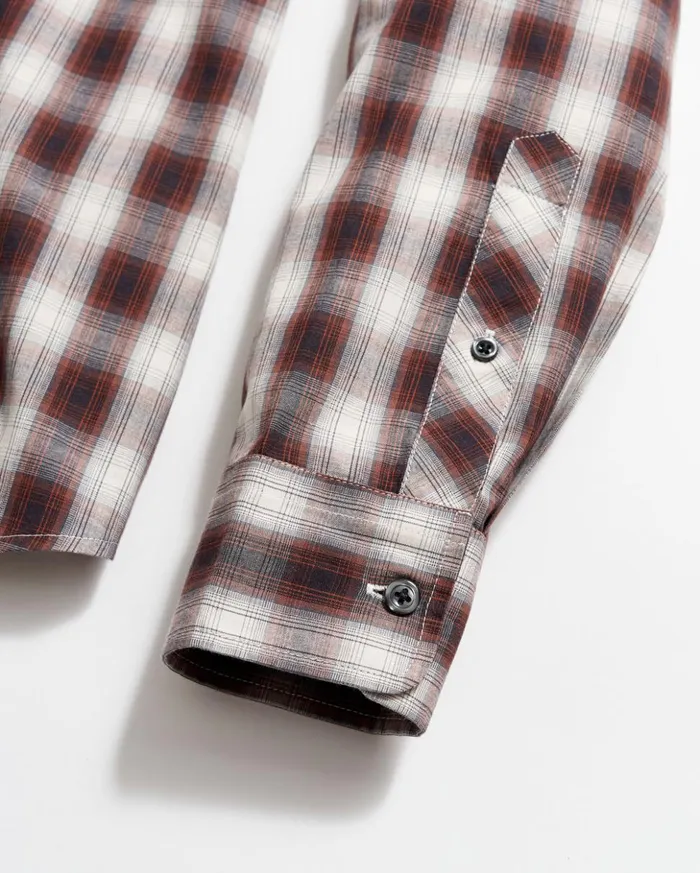 Shirting Men Billy Reid Shadow Plaid Tuscumbia Shirt Naturalmulti