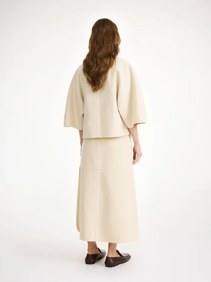 Shirts and Blouses Women By Malene Birger Calya Wool Blouse Pearl Shirts and Blouses Women By Malene Birger Calya Wool Blouse Pearl