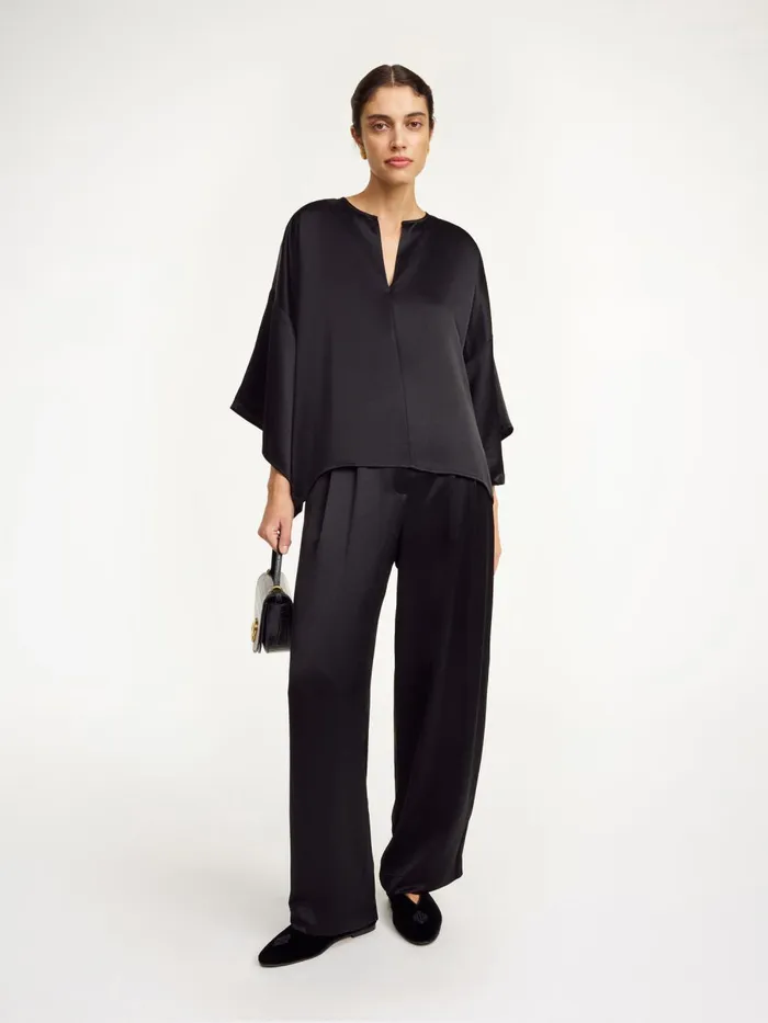 Shirts and Blouses Women By Malene Birger Cicie Blouse Black