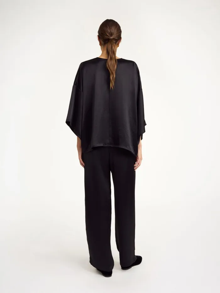 Shirts and Blouses Women By Malene Birger Cicie Blouse Black Shirts and Blouses Women By Malene Birger Cicie Blouse Black