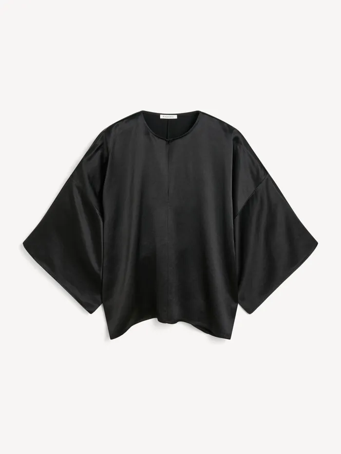 Shirts and Blouses Women By Malene Birger Cicie Blouse Black Shirts and Blouses Women By Malene Birger Cicie Blouse Black