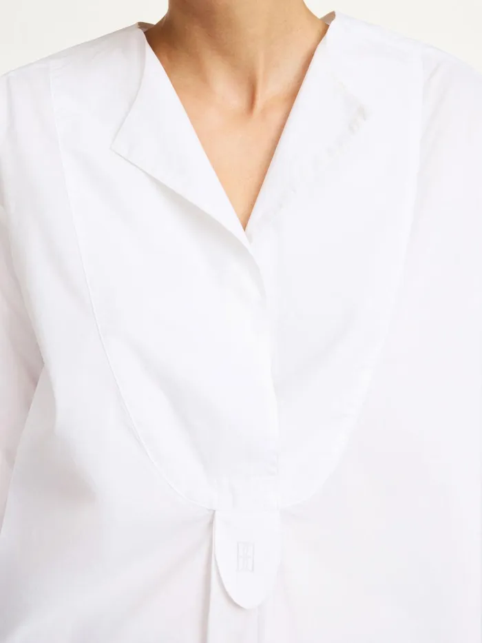 Shirts and Blouses Women By Malene Birger Fayette Organic Cotton Shirt Pure White Shirts and Blouses Women By Malene Birger Fayette Organic Cotton Shirt Pure White