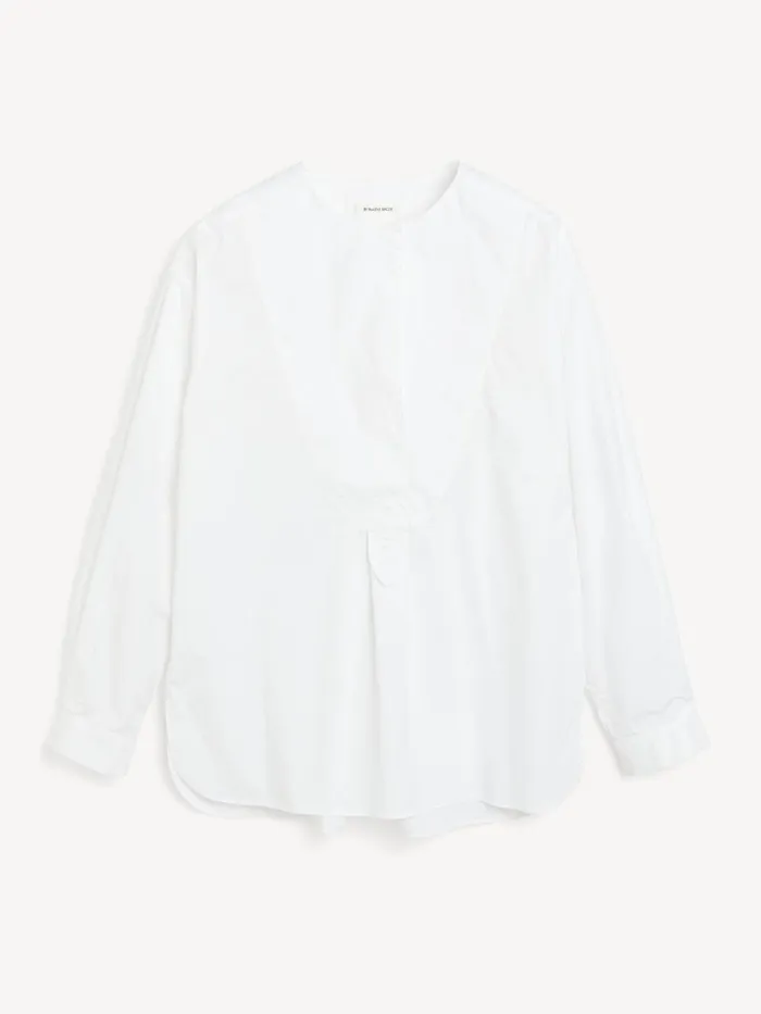 Shirts and Blouses Women By Malene Birger Fayette Organic Cotton Shirt Pure White Shirts and Blouses Women By Malene Birger Fayette Organic Cotton Shirt Pure White