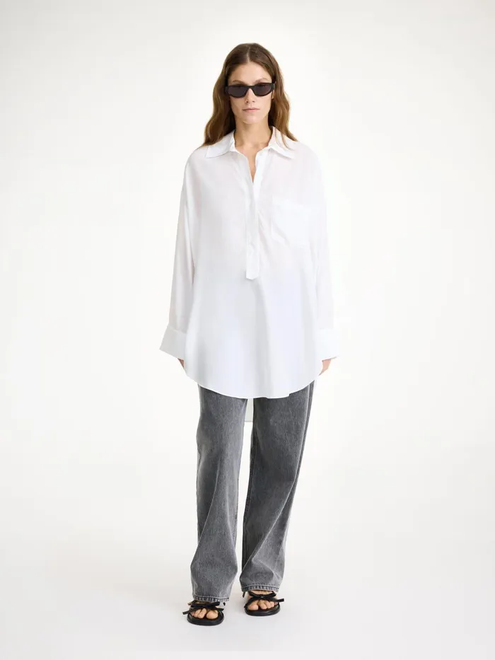 Shirts and Blouses Women By Malene Birger Maye Shirt Soft White