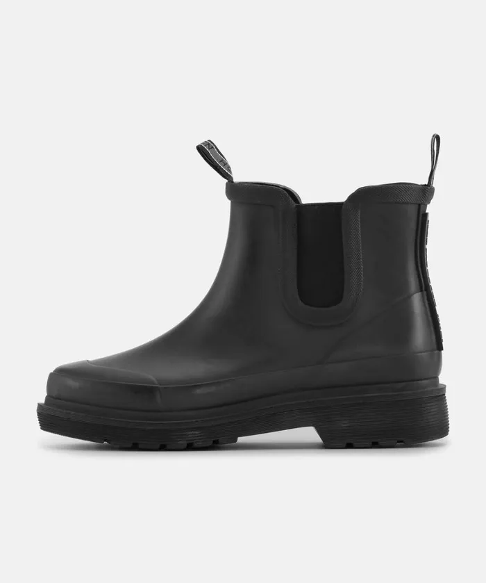 Short Rubber Boots 8211 Black Rainboots Ilse Jacobsen Rainboots Short