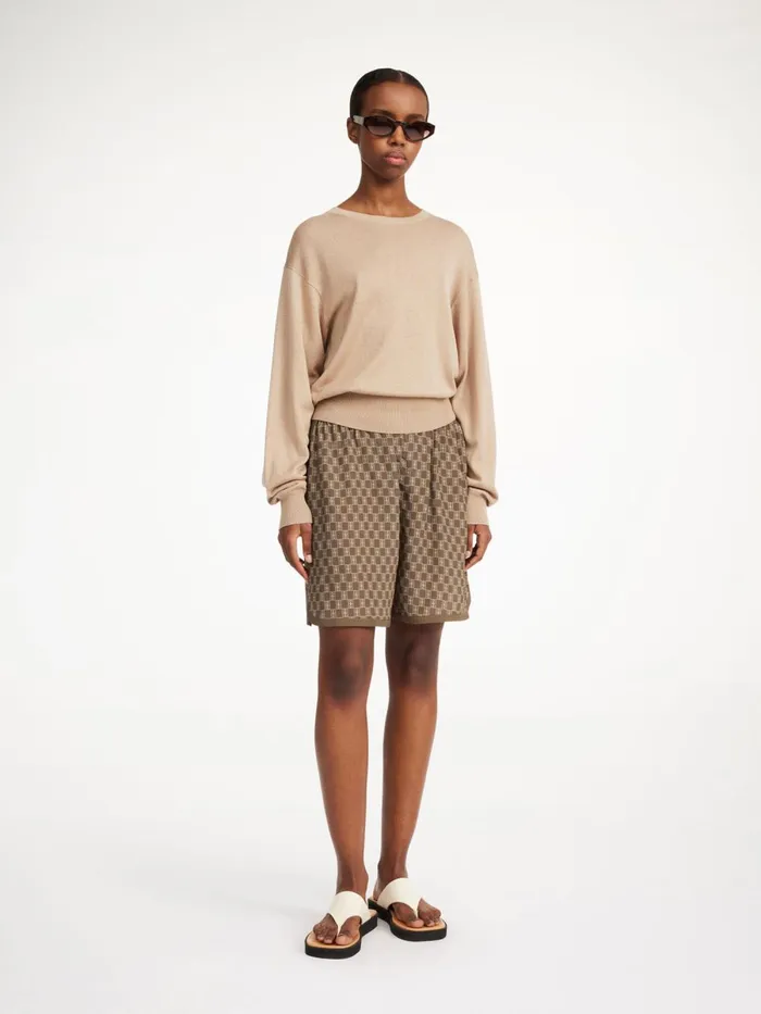 Shorts Women By Malene Birger Sioni Shorts Mono Lined 1dj