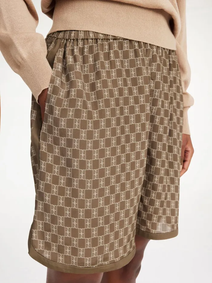 Shorts Women By Malene Birger Sioni Shorts Mono Lined 1dj