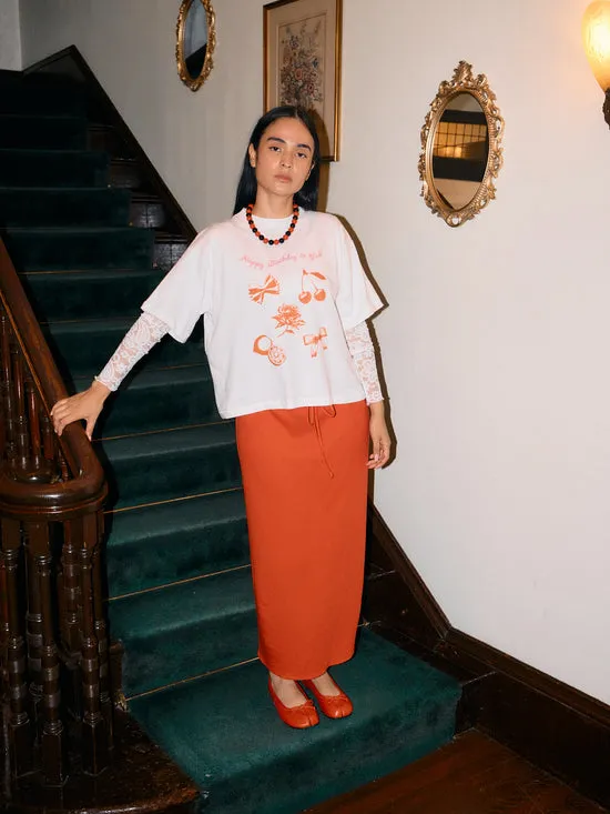 Skirts Simone Midi Skirt Cherry Lisa Says Gah Women
