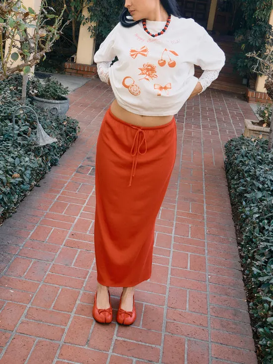 Skirts Simone Midi Skirt Cherry Lisa Says Gah Women