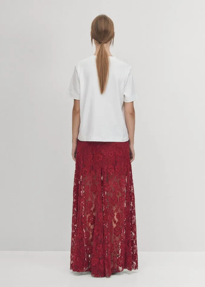 Skirts Women ALOHAS Bundi Lace Wine Skirt