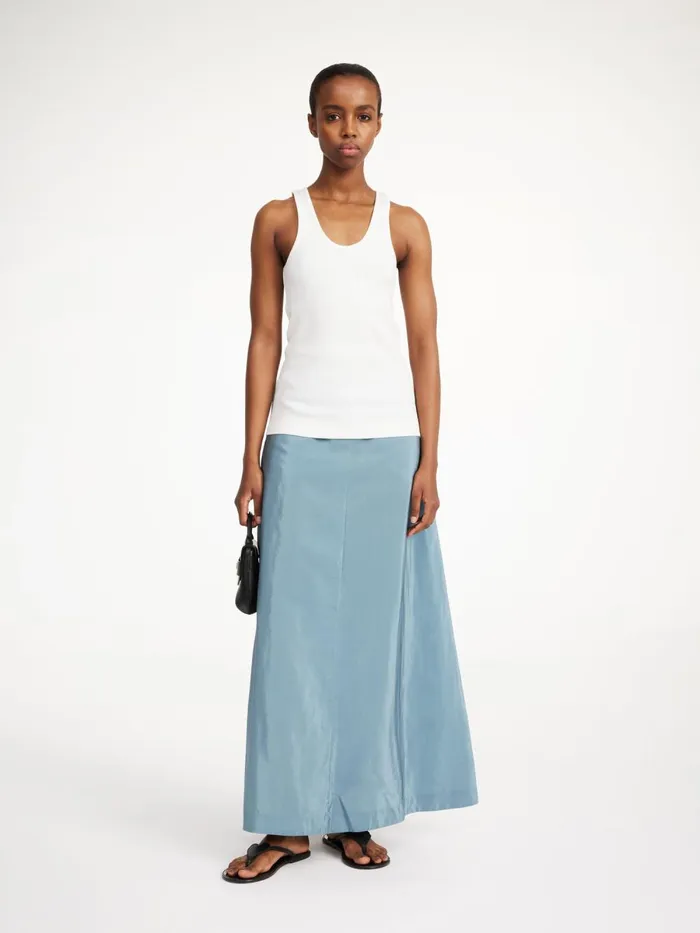 Skirts Women By Malene Birger Isoldas Maxi Skirt Cool Water