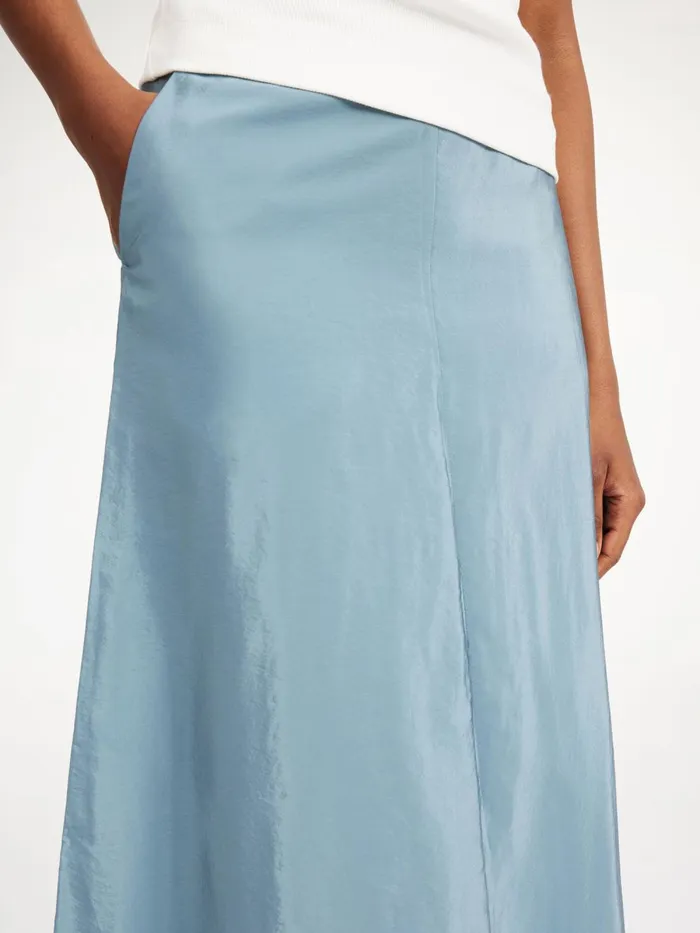 Skirts Women By Malene Birger Isoldas Maxi Skirt Cool Water