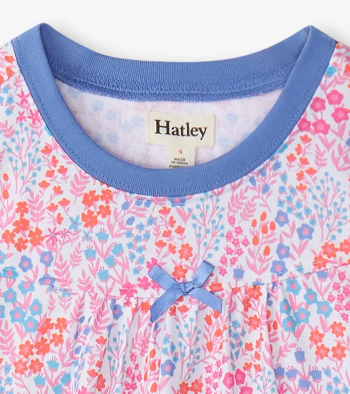Sleepwear Girls Hatley Girls Ditsy Floral Short Sleeve Nightgown