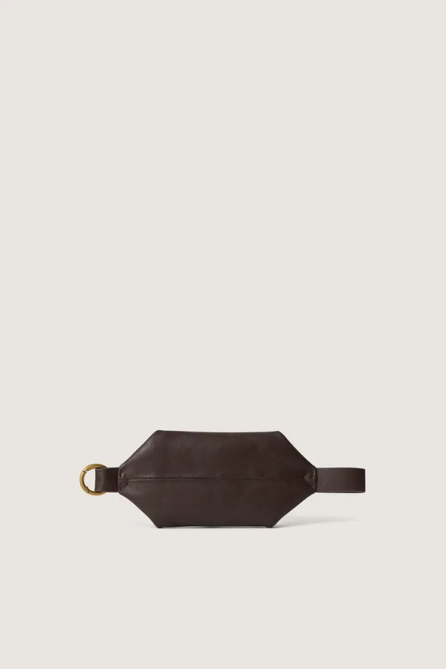 Small Leather Goods Women Soeur VILA BUM BAG Dark Brown
