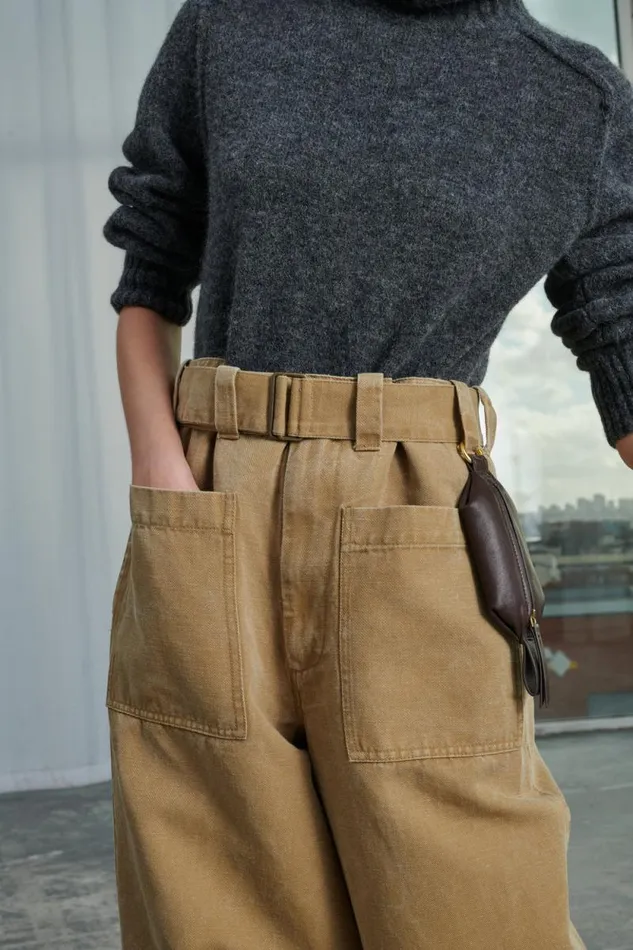 Small Leather Goods Women Soeur VILA BUM BAG Dark Brown