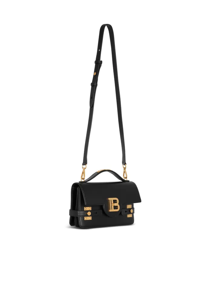 Smooth Leather BBuzz 24 Bag Black Women Balmain Handbags