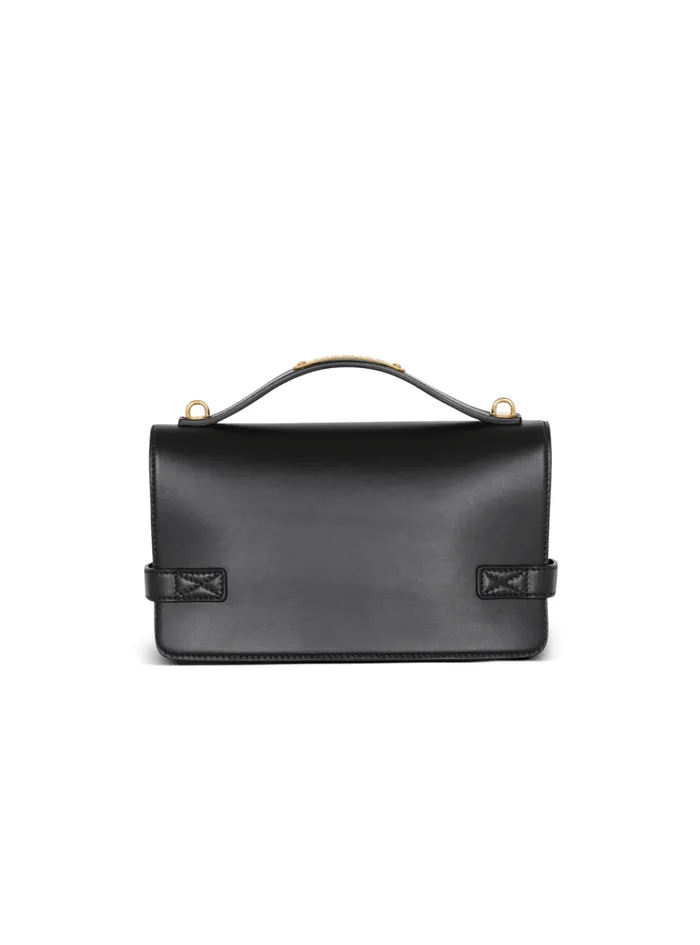 Smooth Leather BBuzz 24 Bag Black Women Balmain Handbags