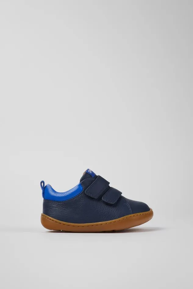Sneakers Kids Camper Peu Blue Leather Sneaker