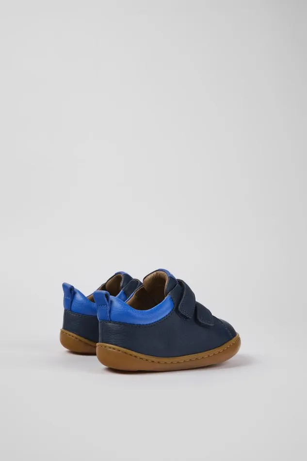 Sneakers Kids Camper Peu Blue Leather Sneaker