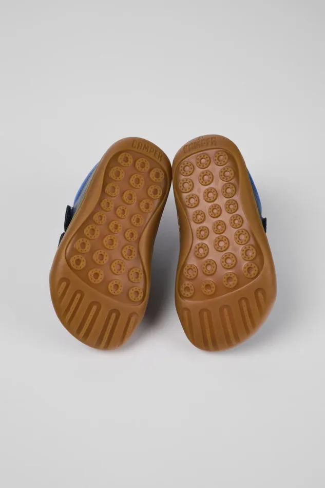 Sneakers Kids Camper Peu Blue Leather Sneaker