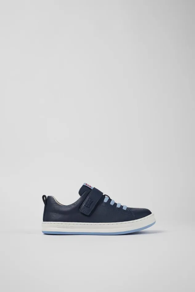 Sneakers Kids Camper Runner Blue Leather Sneaker Sneakers Kids Camper Runner Blue Leather Sneaker