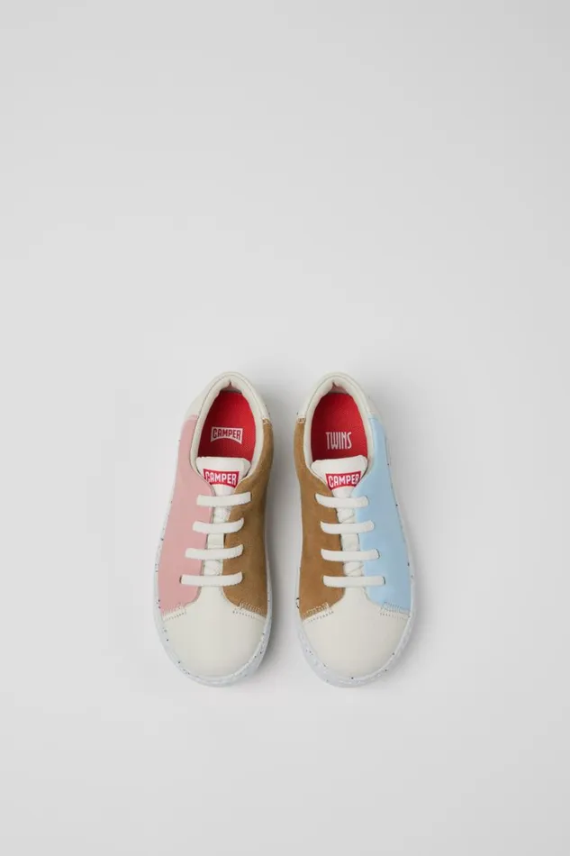 Sneakers Kids Camper Twins Multicolor Leather And Nubuck Sneakers Sneakers Kids Camper Twins Multicolor Leather And Nubuck Sneakers