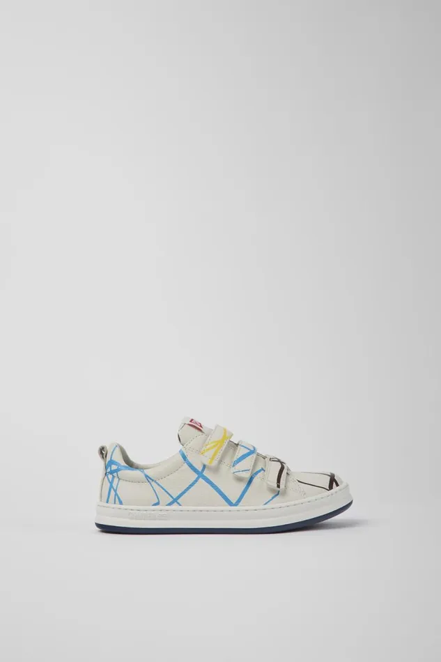 Sneakers Kids Camper Twins Multicolored Leather Sneakers
