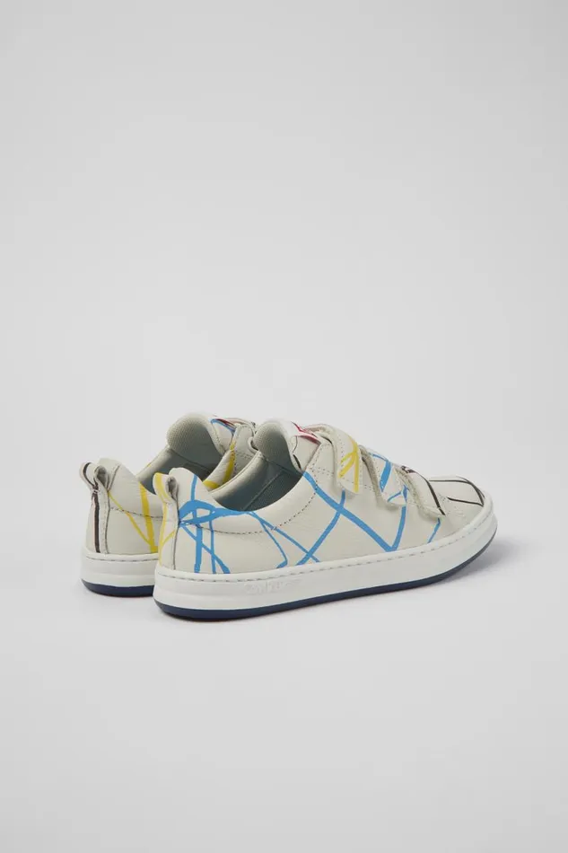 Sneakers Kids Camper Twins Multicolored Leather Sneakers