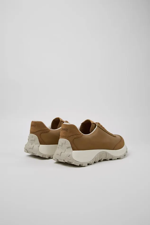 Sneakers Men Camper Drift Trail VIBRAM Brown Leather And Nubuck Sneakers
