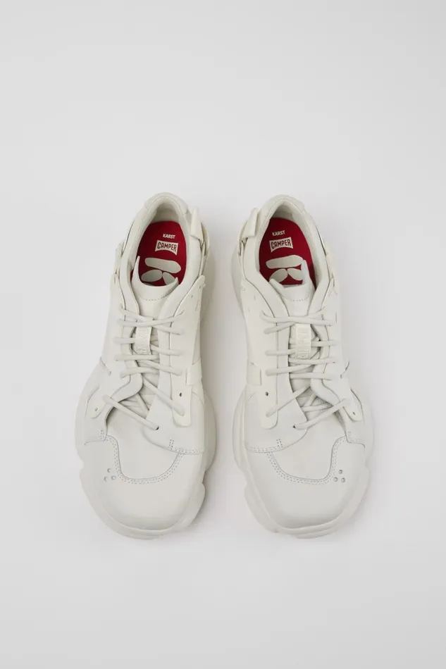 Sneakers Men Camper Karst White Nondyed Leather Sneakers Sneakers Men Camper Karst White Nondyed Leather Sneakers