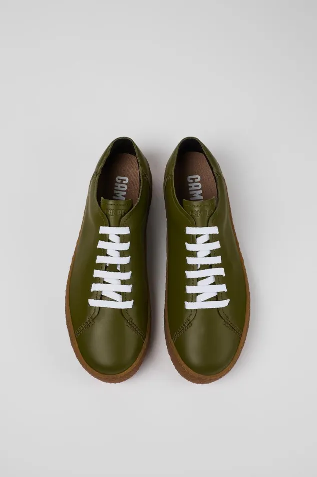 Sneakers Men Camper Peu Terreno Green Leather Sneaker Sneakers Men Camper Peu Terreno Green Leather Sneaker