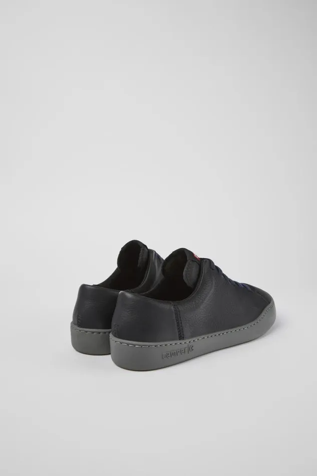 Sneakers Men Camper Peu Touring Black Leather Sneakers