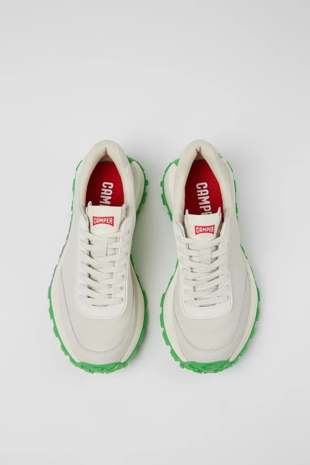 Sneakers Women Camper Drift Trail VIBRAM White LeatherTextile Sneaker
