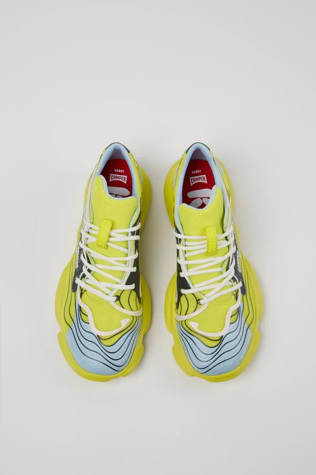 Sneakers Women Camper Karst Multicolored Textile Sneaker