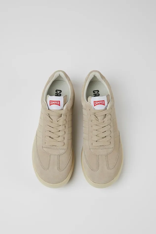 Sneakers Women Camper Pelotas XLite Beige Nubuck Sneakers